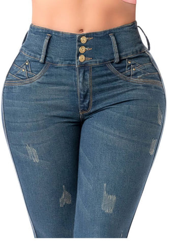 LT.ROSE - 2405 - Colombian Butt-Lift Jeans – High-Waist with Tummy Control LT.ROSE - 2405 - Colombian Butt-Lift Jeans – High-Waist with Tummy Control