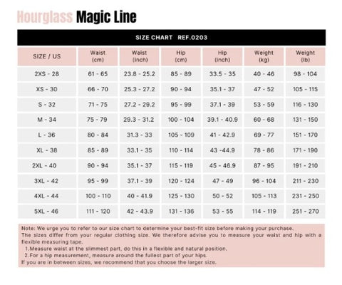 Magic Hourglass Bodyshapers - REF-0203 - Hourglass Shaper Magic Hourglass Bodyshapers - REF-0203 - Hourglass Shaper