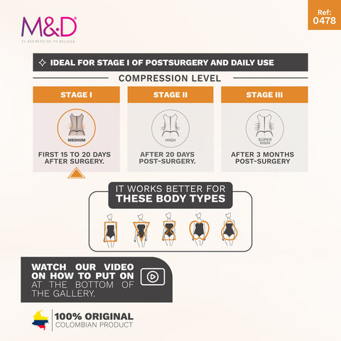 Fajas M&D 0478 Fajas M&D 0478