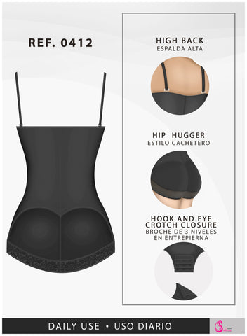 Fajas Salome 0412 | Strapless Butt Lifting Shapewear Girdle for Dresses | Daily Use Body Shaper - Pal Negocio Fajas Salome 0412 | Strapless Butt Lifting Shapewear Girdle for Dresses | Daily Use Body Shaper - Pal Negocio