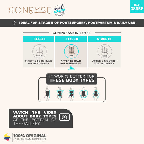 Fajas SONRYSE TR086BF Fajas SONRYSE TR086BF