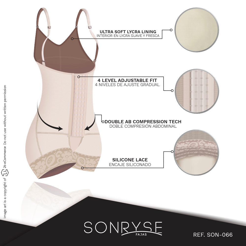 Fajas SONRYSE 066 |  Colombian Postpartum Bodysuit Shapewear | Butt Lifting Effect & Tummy Control - Pal Negocio Fajas SONRYSE 066 |  Colombian Postpartum Bodysuit Shapewear | Butt Lifting Effect & Tummy Control - Pal Negocio