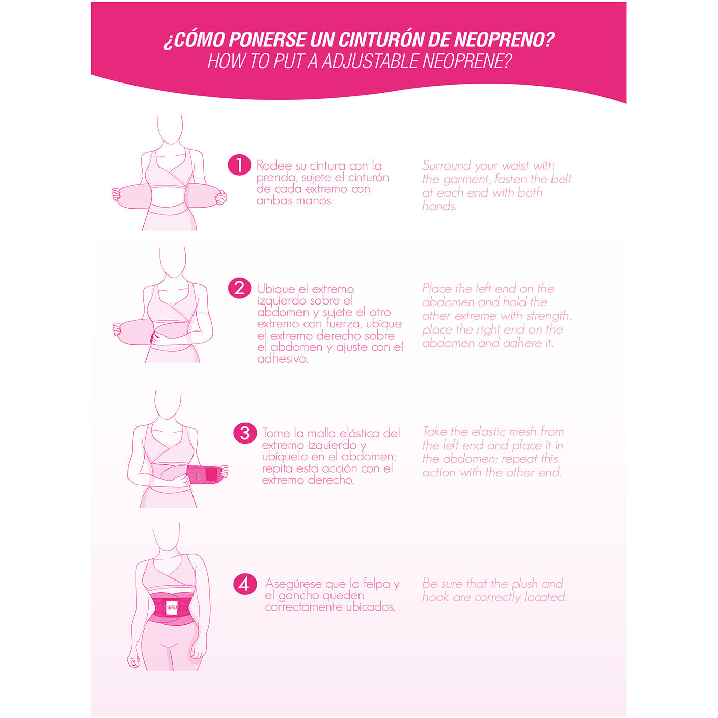 Fajas MYD 0152 Neoprene Waist Trimmer Trainer Workout Gym Belt - Pal Negocio Fajas MYD 0152 Neoprene Waist Trimmer Trainer Workout Gym Belt - Pal Negocio