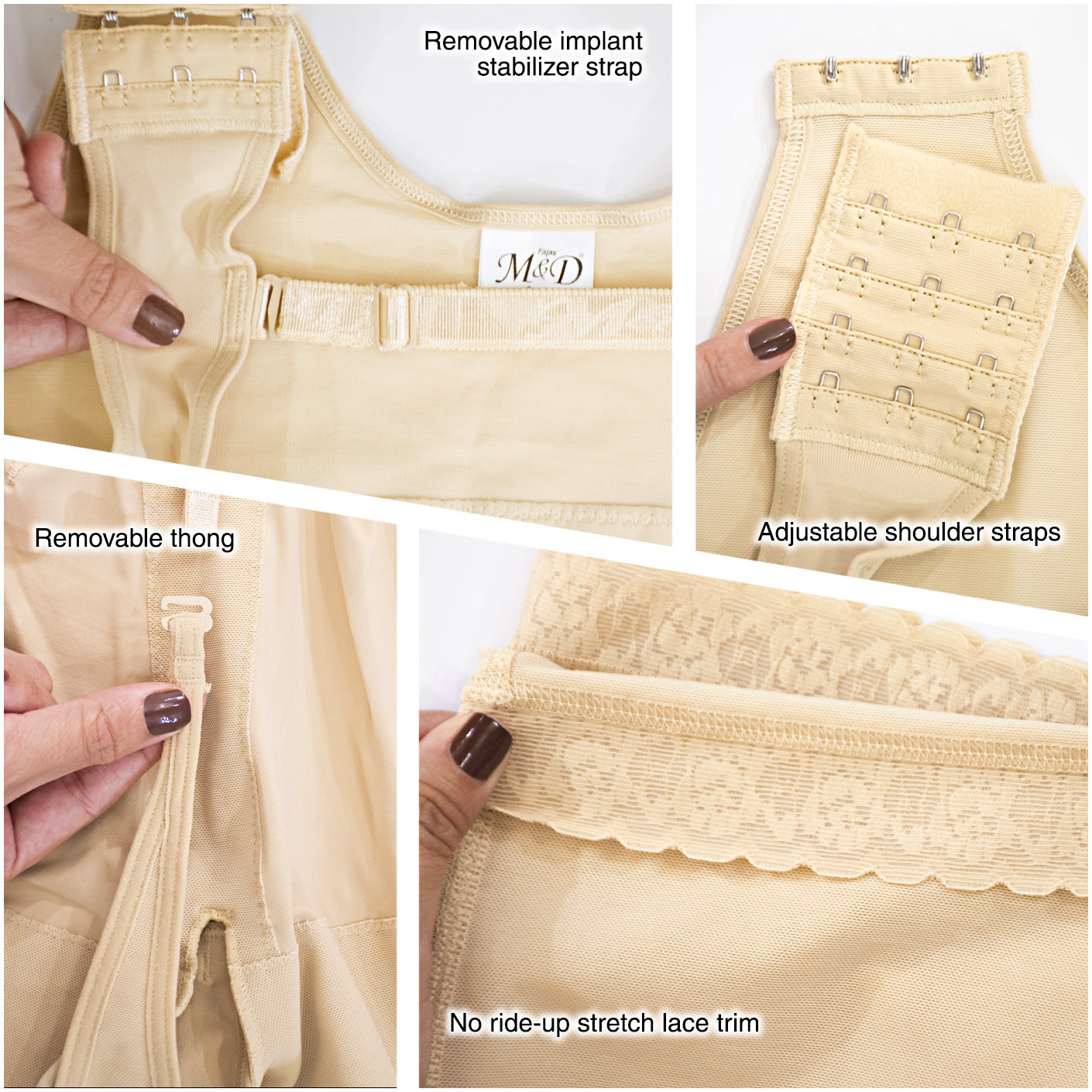 Fajas MYD 0085 Full Bodysuit Body Shaper for Women / Powernet - Pal Negocio Fajas MYD 0085 Full Bodysuit Body Shaper for Women / Powernet - Pal Negocio