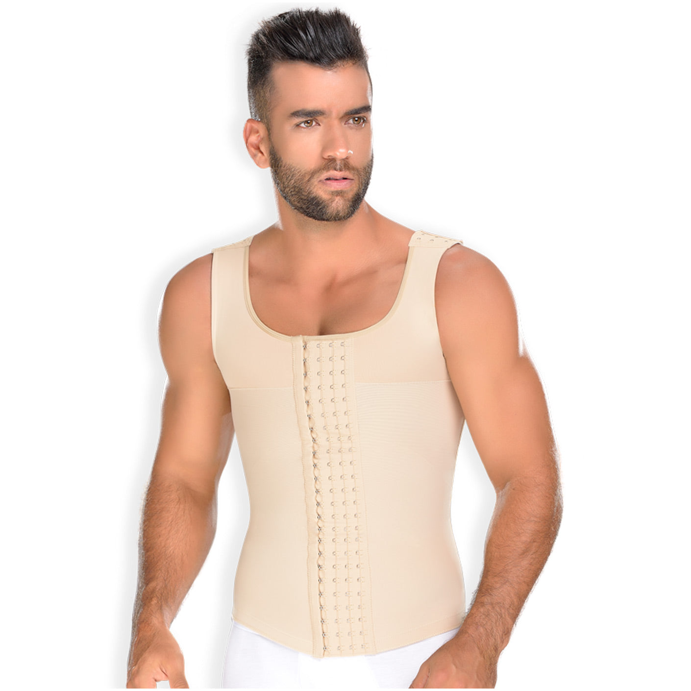 Fajas MYD 0060 Compression Vest Shirt Body Shaper for Men / Powernet - Pal Negocio Fajas MYD 0060 Compression Vest Shirt Body Shaper for Men / Powernet - Pal Negocio