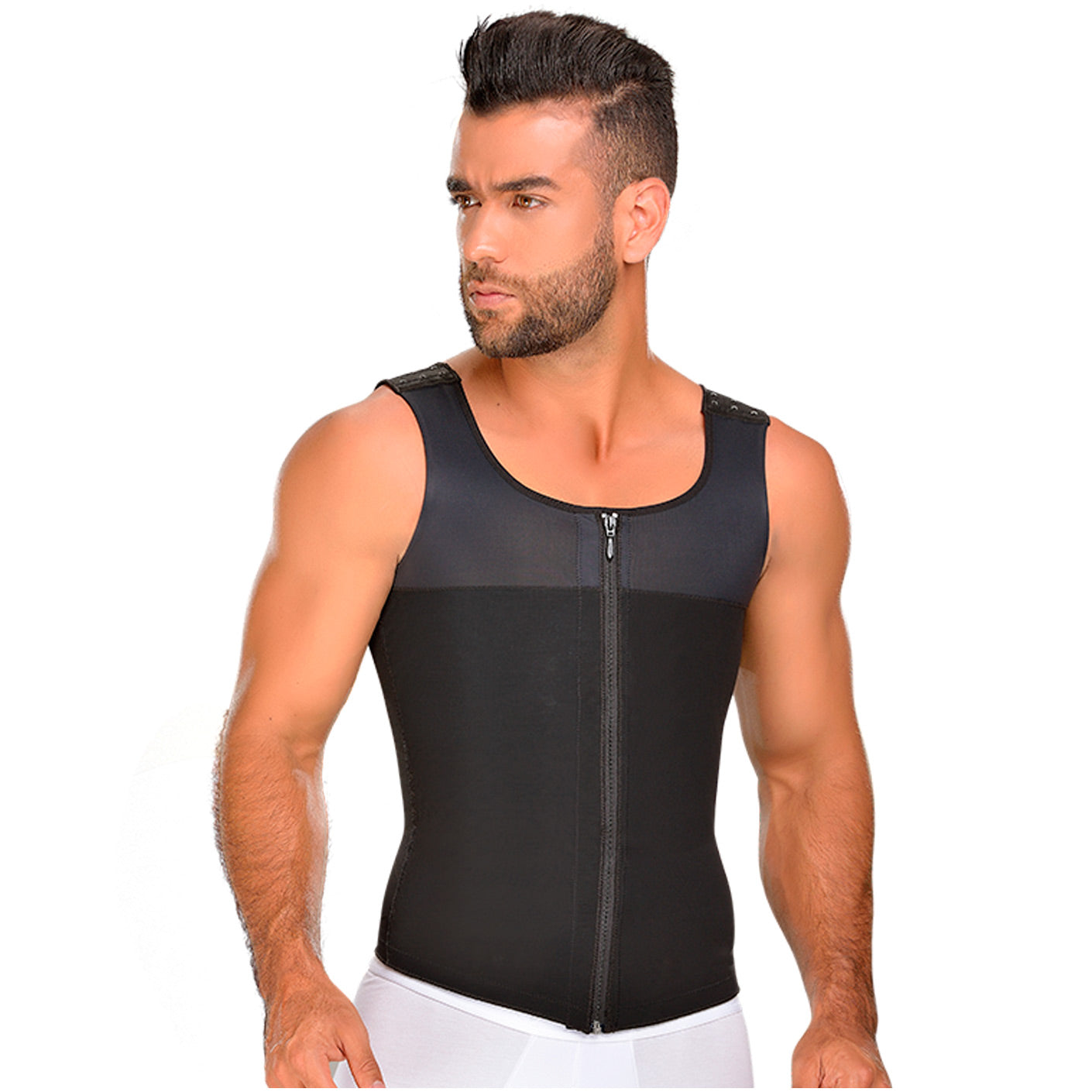 Fajas MYD 0760 Compression Shaper Shirts for Men / Powernet - Pal Negocio Fajas MYD 0760 Compression Shaper Shirts for Men / Powernet - Pal Negocio