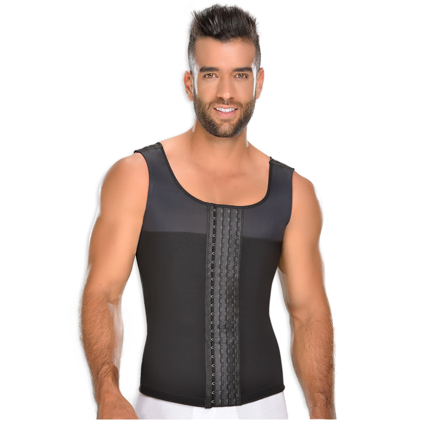 Fajas MYD 0060 Compression Vest Shirt Body Shaper for Men / Powernet - Pal Negocio Fajas MYD 0060 Compression Vest Shirt Body Shaper for Men / Powernet - Pal Negocio