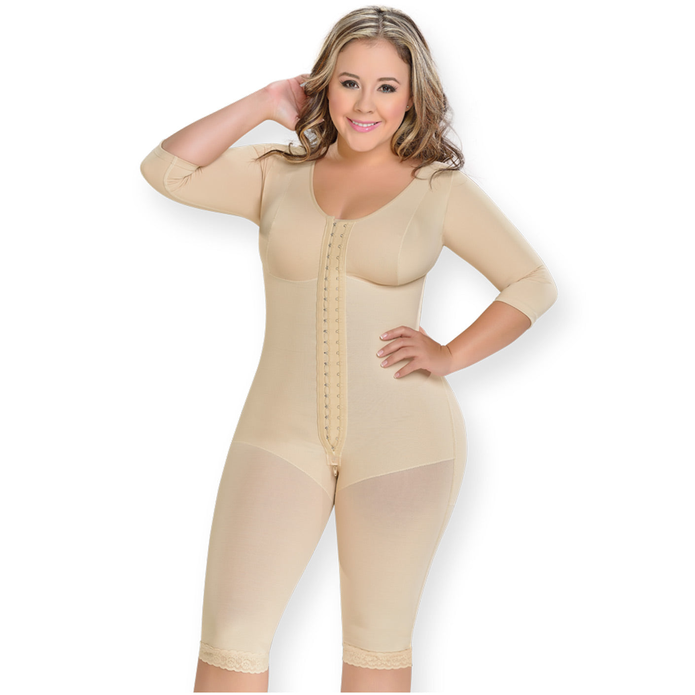 Fajas MYD 0161 Full Bodysuit Body Shaper for Women / Powernet - Pal Negocio Fajas MYD 0161 Full Bodysuit Body Shaper for Women / Powernet - Pal Negocio