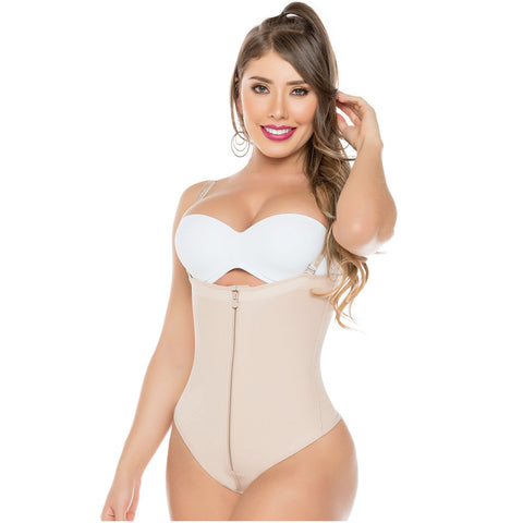 Fajas Salome 0212 | Strapless Thong Body Shaper | Everyday Use Tummy Control Shapewear Girdle for Dress - Pal Negocio Fajas Salome 0212 | Strapless Thong Body Shaper | Everyday Use Tummy Control Shapewear Girdle for Dress - Pal Negocio