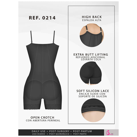 Fajas Salome 0214 | Mid Thigh Strapless Body Shaper for Dresses | Tummy Control & Butt Lifting Shapewear for Dress - Pal Negocio Fajas Salome 0214 | Mid Thigh Strapless Body Shaper for Dresses | Tummy Control & Butt Lifting Shapewear for Dress - Pal Negocio
