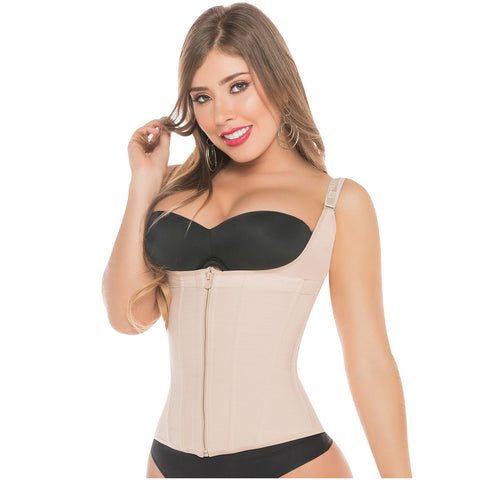 Fajas Salome 0313 | Waist Trainer Vest Tummy Control Compression Garment for Women | Colombian Body Shaper for Daily Use  - Pal Negocio Fajas Salome 0313 | Waist Trainer Vest Tummy Control Compression Garment for Women | Colombian Body Shaper for Daily Use  - Pal Negocio