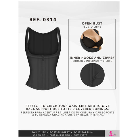 Fajas Salome 0314 | Waist Cincher Trainer Shapewear for women | Powernet - Pal Negocio Fajas Salome 0314 | Waist Cincher Trainer Shapewear for women | Powernet - Pal Negocio