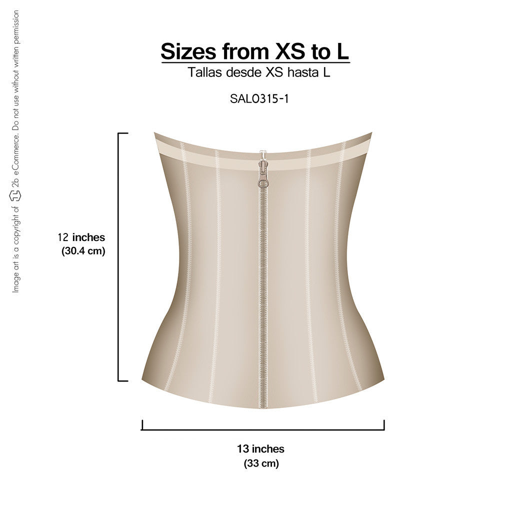Fajas Salome 0315-1 | Waist Cincher Trainer for Women | Colombian Body Shaper for Daily Use | Powernet - Pal Negocio Fajas Salome 0315-1 | Waist Cincher Trainer for Women | Colombian Body Shaper for Daily Use | Powernet - Pal Negocio