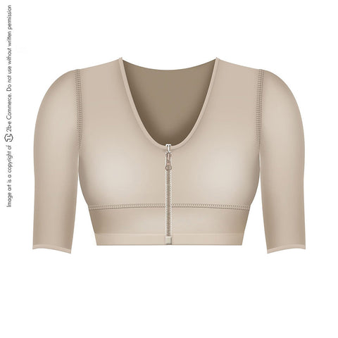 Fajas Salome 0328 | Surgical Breast Augmentation Bra with Sleeves | Liposuction Arm Shaper Postsurgical Girdle for Women | Powernet - Pal Negocio Fajas Salome 0328 | Surgical Breast Augmentation Bra with Sleeves | Liposuction Arm Shaper Postsurgical Girdle for Women | Powernet - Pal Negocio
