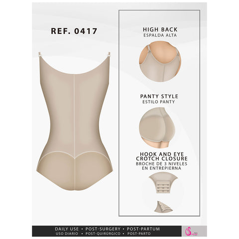 Fajas Salome 0417 | Open Bust Tummy Control Butt Lifter Shapewear for Women | Hiphugger Daily Use Body Shaper | Powernet - Pal Negocio Fajas Salome 0417 | Open Bust Tummy Control Butt Lifter Shapewear for Women | Hiphugger Daily Use Body Shaper | Powernet - Pal Negocio