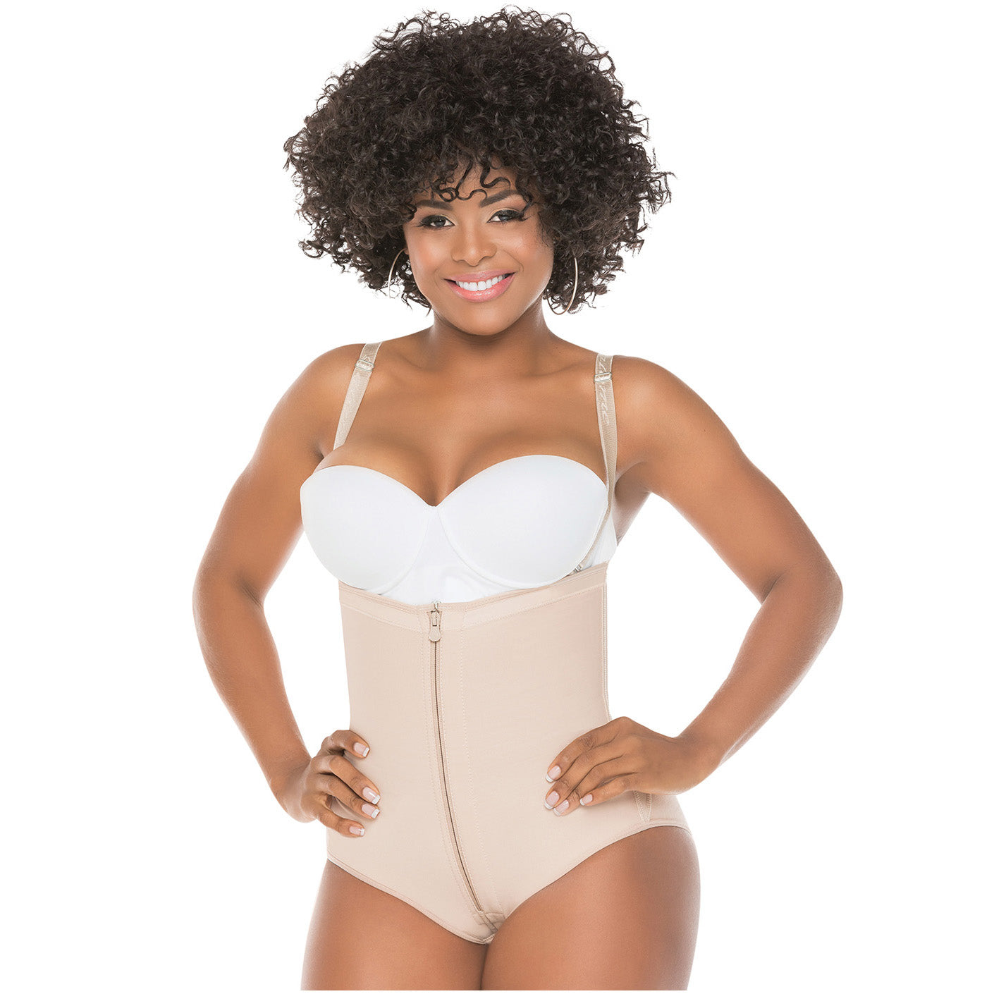 Fajas Salome 0418 | Strapless Butt Lifter Panty Bodysuit | Open-Bust Tummy Control Shapewear for Women | Powernet - Pal Negocio Fajas Salome 0418 | Strapless Butt Lifter Panty Bodysuit | Open-Bust Tummy Control Shapewear for Women | Powernet - Pal Negocio
