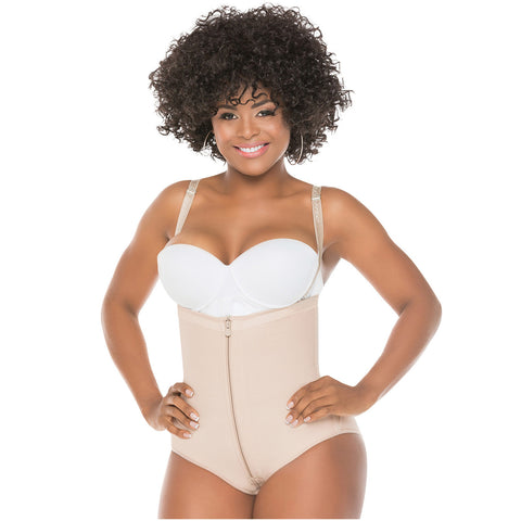 Fajas Salome 0418 | Strapless Butt Lifter Panty Bodysuit | Open-Bust Tummy Control Shapewear for Women | Powernet - Pal Negocio Fajas Salome 0418 | Strapless Butt Lifter Panty Bodysuit | Open-Bust Tummy Control Shapewear for Women | Powernet - Pal Negocio