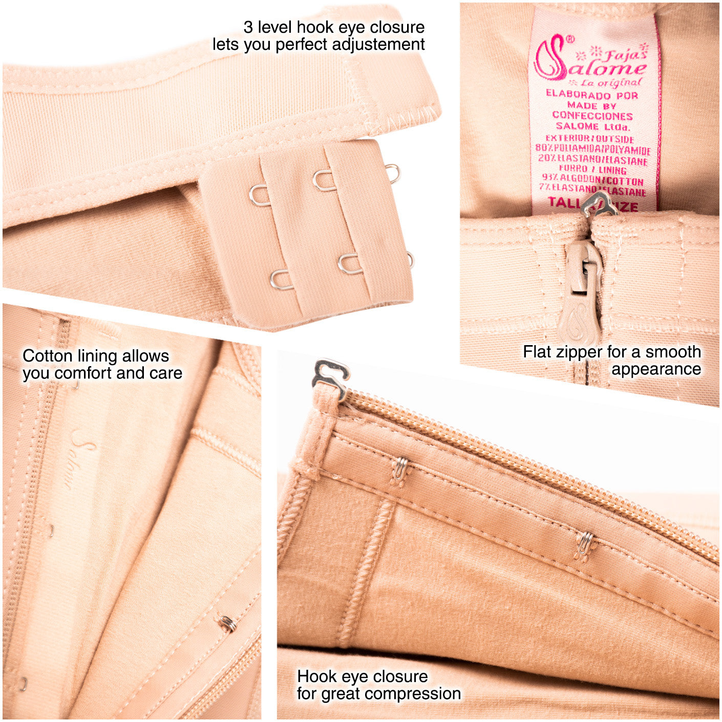 Fajas Salome 0419 | Butt Lifter Hiphugger Mid Thigh Body Shaper | Open Bust Tummy Control Shapewear for Women | Powernet - Pal Negocio Fajas Salome 0419 | Butt Lifter Hiphugger Mid Thigh Body Shaper | Open Bust Tummy Control Shapewear for Women | Powernet - Pal Negocio