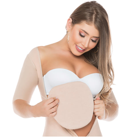 Fajas Salome 2507 | Flattening Abdominal Compression Board After Lipo | Tummy Tuck Womens Ab Board Surgery Accessory | Lycra Spandex - Pal Negocio Fajas Salome 2507 | Flattening Abdominal Compression Board After Lipo | Tummy Tuck Womens Ab Board Surgery Accessory | Lycra Spandex - Pal Negocio