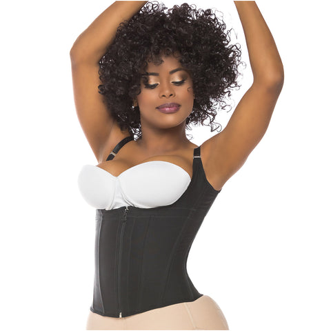 Fajas Salome 0313 | Waist Trainer Vest Tummy Control Compression Garment for Women | Colombian Body Shaper for Daily Use  - Pal Negocio Fajas Salome 0313 | Waist Trainer Vest Tummy Control Compression Garment for Women | Colombian Body Shaper for Daily Use  - Pal Negocio