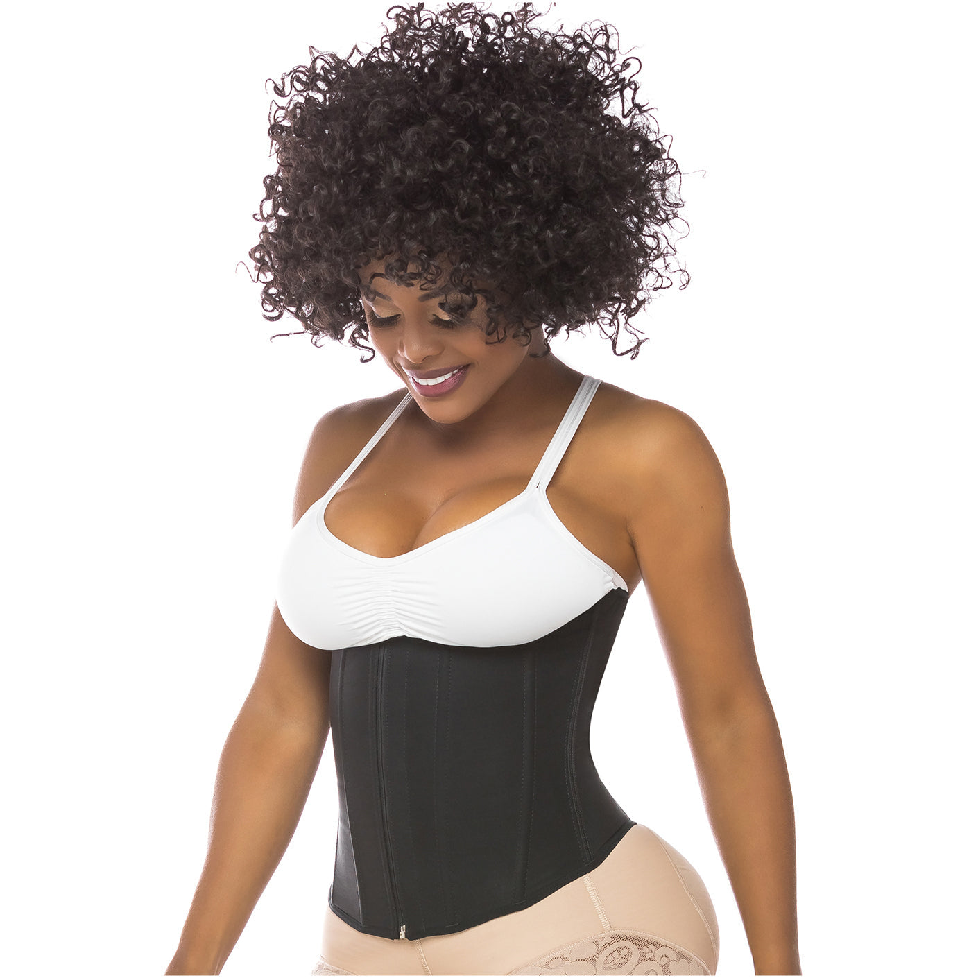 Fajas Salome 0315-1 | Waist Cincher Trainer for Women | Colombian Body Shaper for Daily Use | Powernet - Pal Negocio Fajas Salome 0315-1 | Waist Cincher Trainer for Women | Colombian Body Shaper for Daily Use | Powernet - Pal Negocio