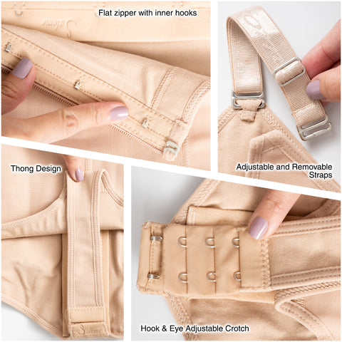 Fajas Salome 0351 | Open Bust Thong Tummy Control Shapewear for Women | Powernet - Pal Negocio Fajas Salome 0351 | Open Bust Thong Tummy Control Shapewear for Women | Powernet - Pal Negocio