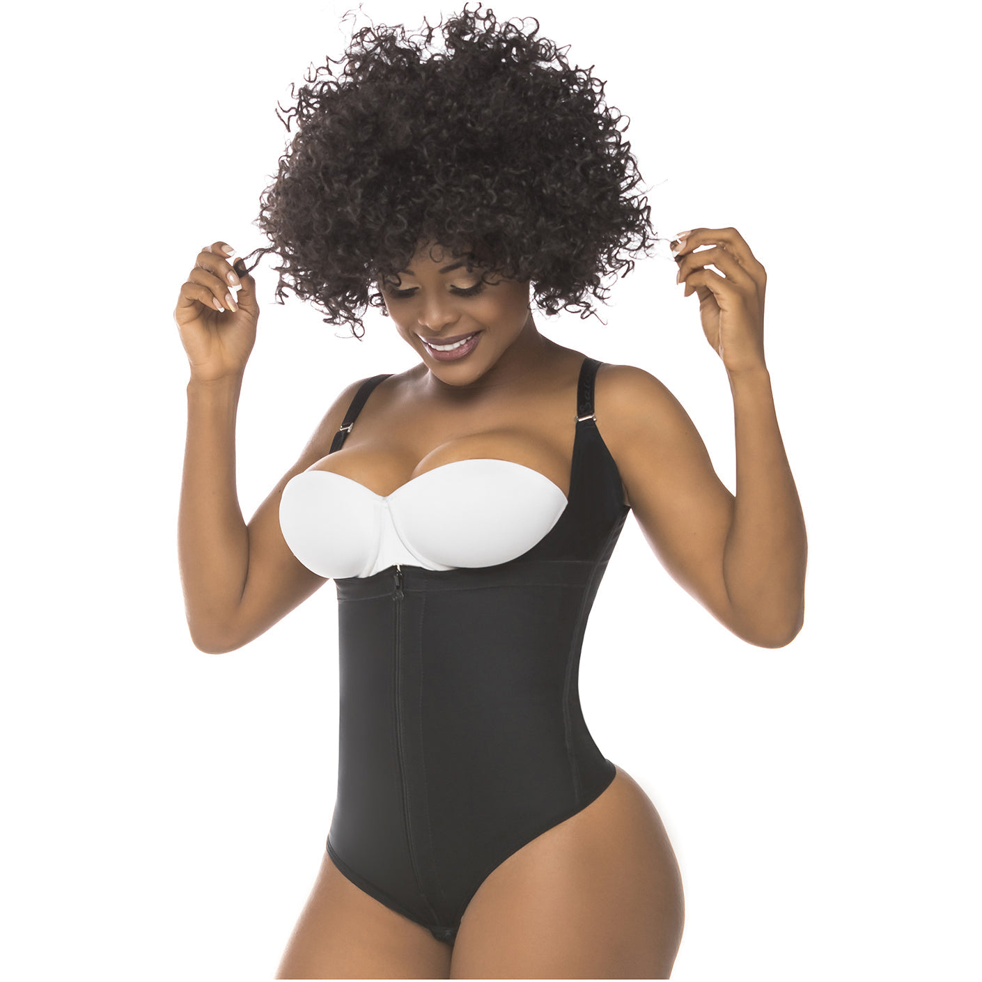 Fajas Salome 0351 | Open Bust Thong Tummy Control Shapewear for Women | Powernet - Pal Negocio Fajas Salome 0351 | Open Bust Thong Tummy Control Shapewear for Women | Powernet - Pal Negocio