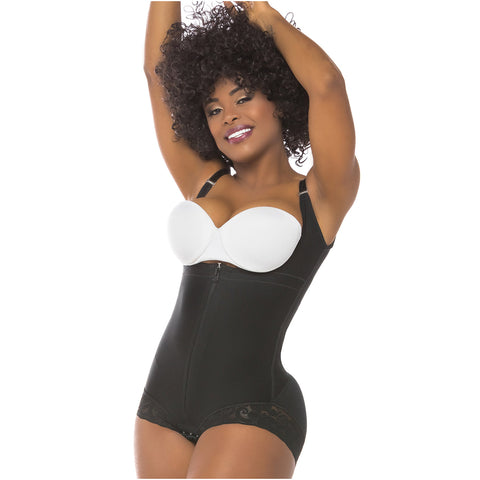 Fajas Salome 0413| Butt Lifter Tummy Control Shapewear for Women | Open Bust Hiphugger Bodysuit | Powernet - Pal Negocio Fajas Salome 0413| Butt Lifter Tummy Control Shapewear for Women | Open Bust Hiphugger Bodysuit | Powernet - Pal Negocio