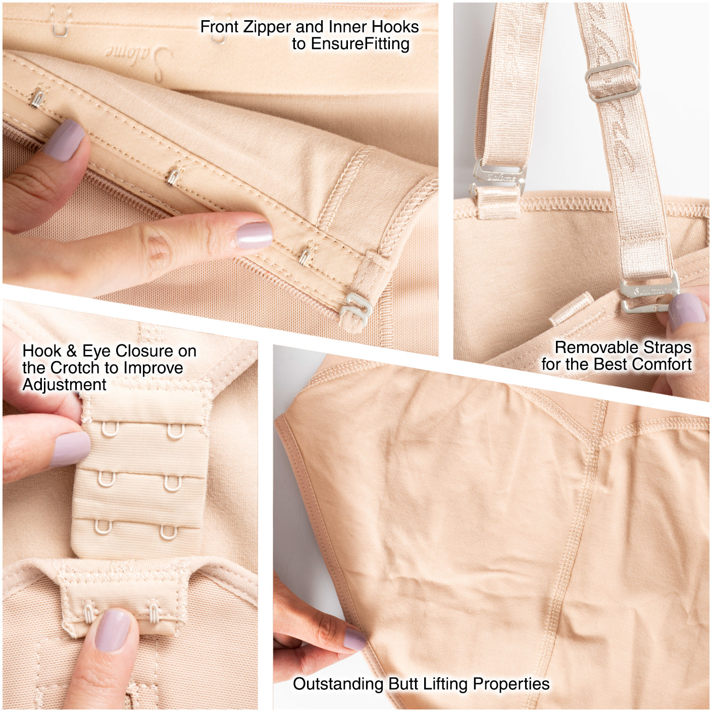 Fajas Salome 0418 | Strapless Butt Lifter Panty Bodysuit | Open-Bust Tummy Control Shapewear for Women | Powernet - Pal Negocio Fajas Salome 0418 | Strapless Butt Lifter Panty Bodysuit | Open-Bust Tummy Control Shapewear for Women | Powernet - Pal Negocio