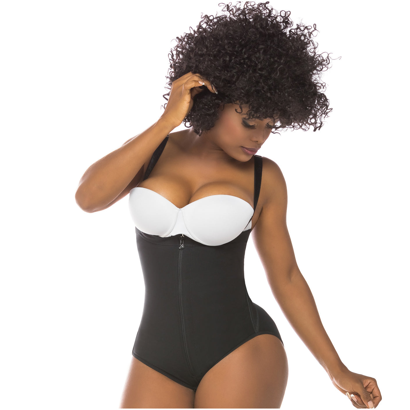 Fajas Salome 0418 | Strapless Butt Lifter Panty Bodysuit | Open-Bust Tummy Control Shapewear for Women | Powernet - Pal Negocio Fajas Salome 0418 | Strapless Butt Lifter Panty Bodysuit | Open-Bust Tummy Control Shapewear for Women | Powernet - Pal Negocio