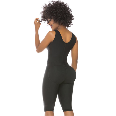 Fajas Salome 0517 | Post Surgery Stage 1 Butt Lifter Full Bodysuit | Open Bust Knee Length Body Shaper for Women | Powernet - Pal Negocio Fajas Salome 0517 | Post Surgery Stage 1 Butt Lifter Full Bodysuit | Open Bust Knee Length Body Shaper for Women | Powernet - Pal Negocio