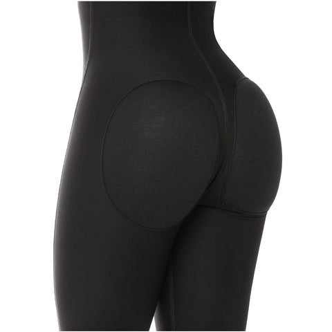 Fajas Salome 0518 | Stage 1 Post Surgery Bodysuit | Knee Length Full Body Shaper for Women | Powernet - Pal Negocio Fajas Salome 0518 | Stage 1 Post Surgery Bodysuit | Knee Length Full Body Shaper for Women | Powernet - Pal Negocio