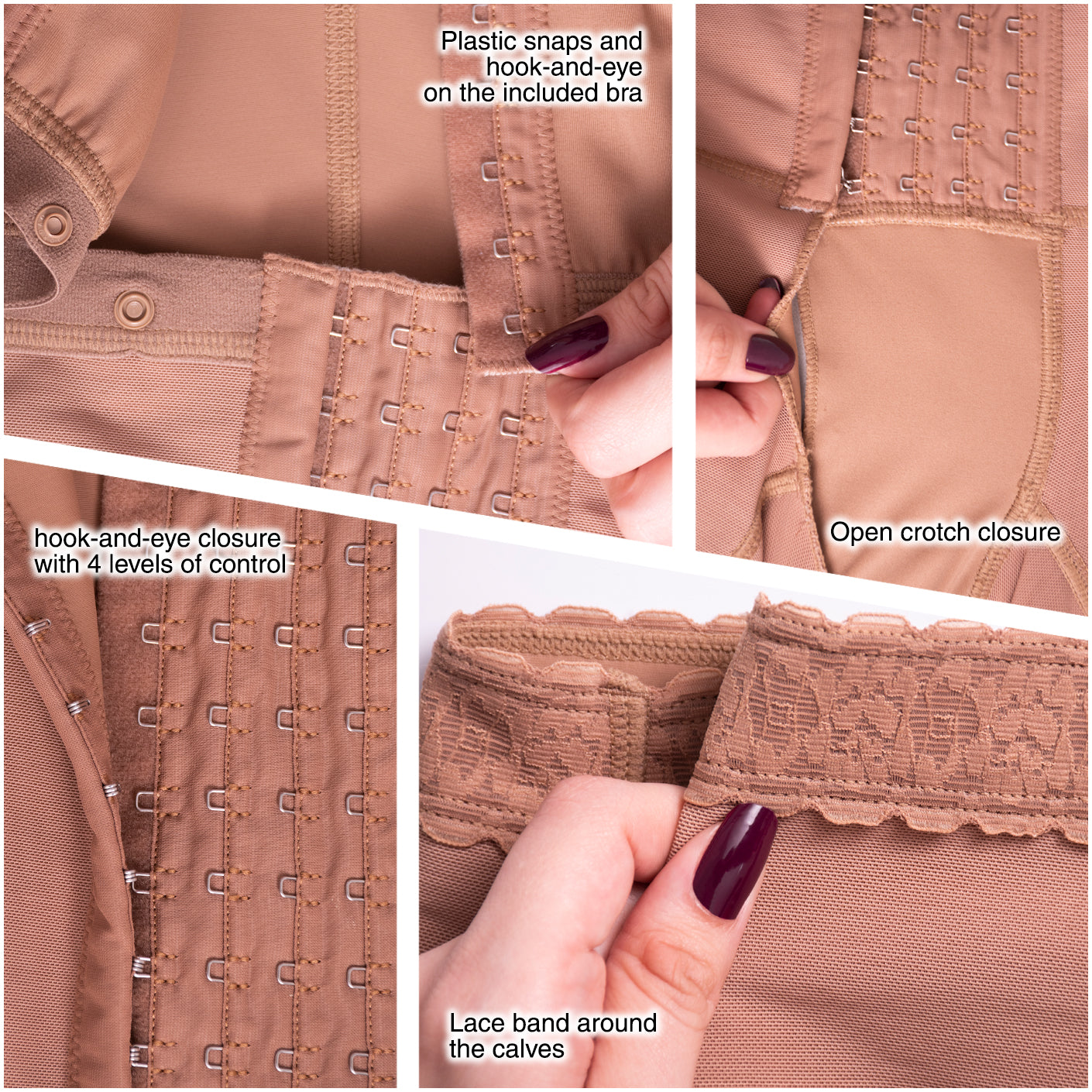 Fajas SONRYSE 052 | Colombian Full Body Shaper for Post Surgery with Built-in Bra | Butt Lifting Effect and Tummy Control - Pal Negocio Fajas SONRYSE 052 | Colombian Full Body Shaper for Post Surgery with Built-in Bra | Butt Lifting Effect and Tummy Control - Pal Negocio
