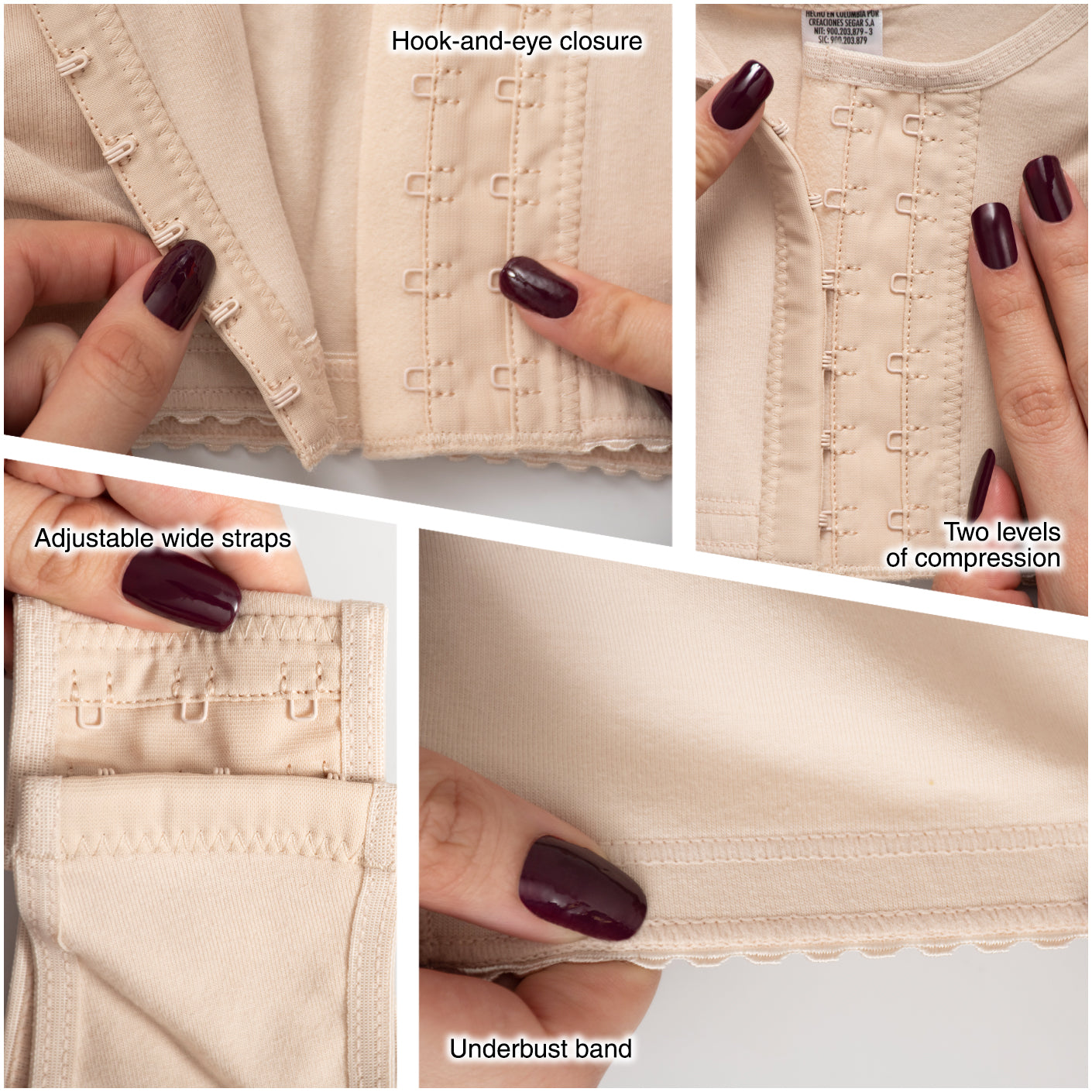 Fajas SONRYSE 065BF | Front Closure Postsurgical Bra - Pal Negocio Fajas SONRYSE 065BF | Front Closure Postsurgical Bra - Pal Negocio