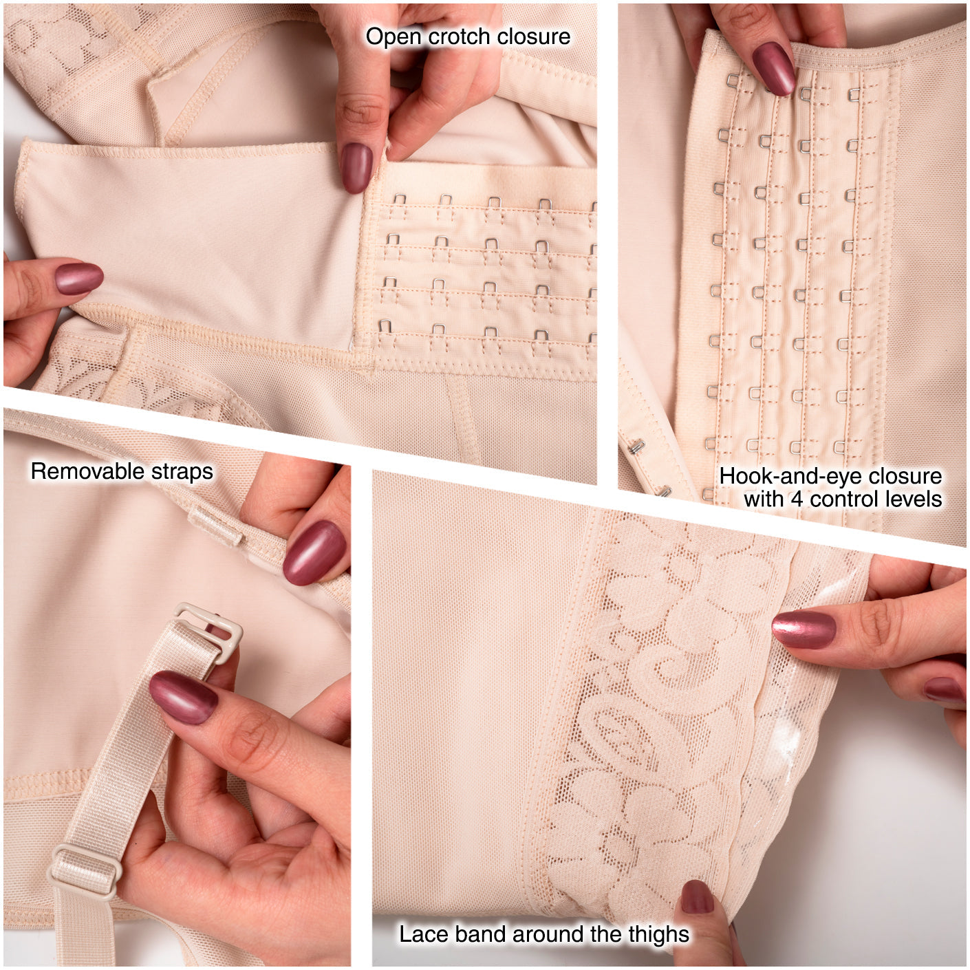 Fajas SONRYSE 066 |  Colombian Postpartum Bodysuit Shapewear | Butt Lifting Effect & Tummy Control - Pal Negocio Fajas SONRYSE 066 |  Colombian Postpartum Bodysuit Shapewear | Butt Lifting Effect & Tummy Control - Pal Negocio