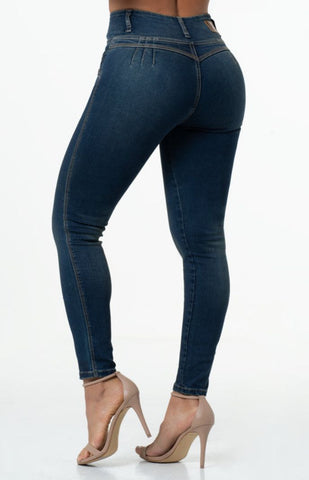 LOWLA - 244119 - High-Waisted Colombian Skinny Jeans – Butt-Lifting WonderStretch Pants for Women