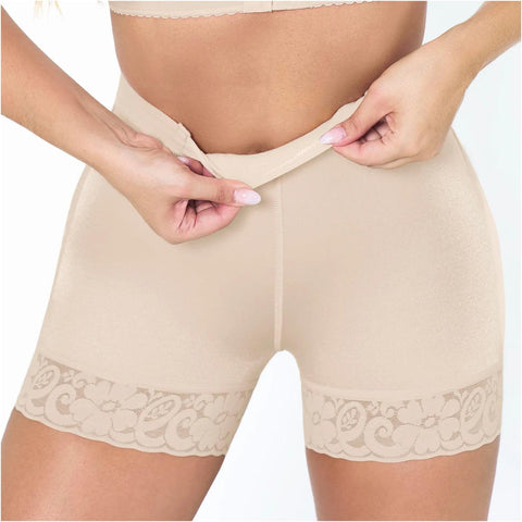 MARIAE - SBN0130 - High-Waisted Colombian Shapewear Shorts for Women Butt Lift Triconet