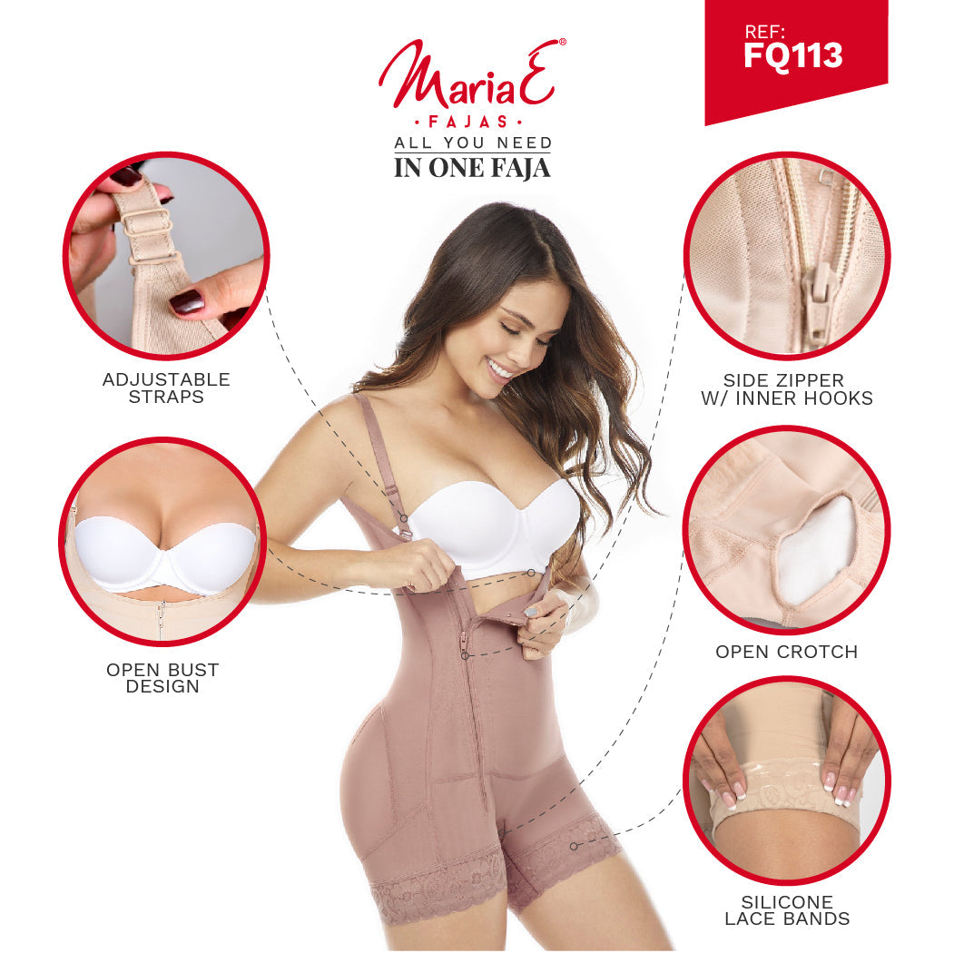 Fajas MariaE FQ112 Liposuction Postsurgical short style Lipo Body