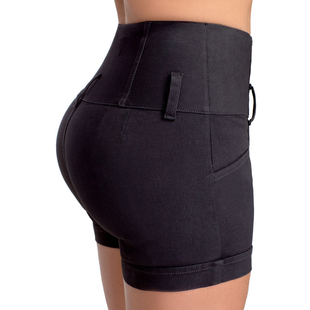 Lowla 238289 | Colombian Butt Lifter High-waisted Shorts with Inner Girdle - Pal Negocio